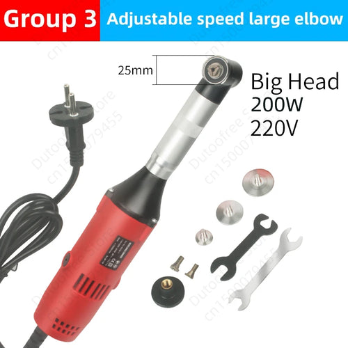 90 Degree Electric Elbow Engraving Motor Grinder Ceramic Tile Cleaning Tools lectric Elbow Grinding Machine Jewelry Dental