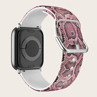 Apple Watch Silicone Strap - Colorful Floral Pattern Band