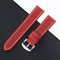 red white / Silver buckle / 24mm