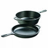 Lodge Cast Iron 3.2 Quart Seasoned Combo Cooker