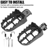 Aluminium Footpegs Pedals Motorcycle PW50 PW80 TW200 XR50R CRF50 CRF70 CRF80 CRF100F Dirt Bike Foot Pegs For Pit Dirt Motor Bike