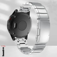 Garmin Steel Band - Modern QuickFit Design Strap