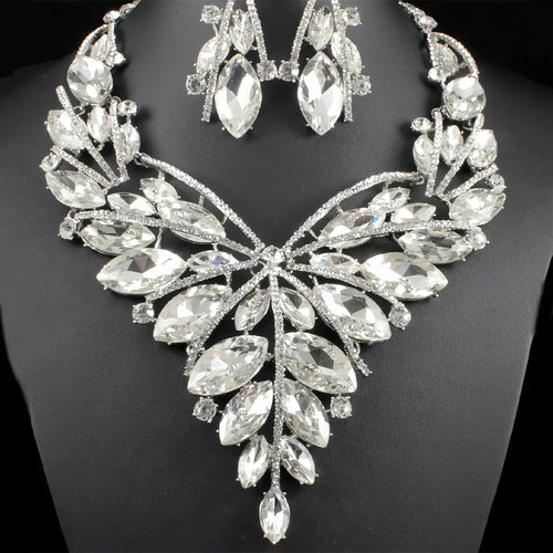Crystal Statement Jewelry Set