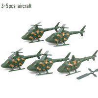 Toy Model Action Figure Plastic Soldiers Model Men Figures 12 Poses Soldiers Aircraft Tanks Turret Children Boy Gift