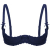 Lace Underwire Half-Cup Push-Up Bra