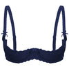 Lace Underwire Half-Cup Push-Up Bra