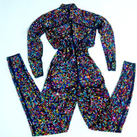 Sparkly Rhinestone Luxury Jumpsuit & Stage Performance Costume