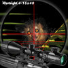 4-16X40 AOE Optics Hunting Riflescope Red&Green Dot Illuminated Sight Rifle Scope Sniper Gear Scope Airsoft Rifle