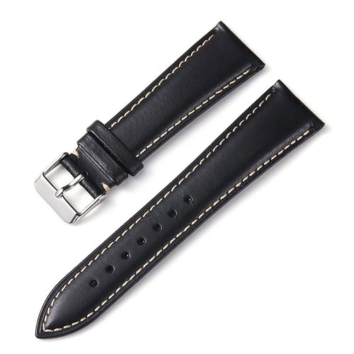 Polar Leather Watch Strap Vintage Oil Wax Cowhide With Pin Buckle, Unisex