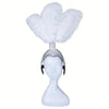 Ostrich Feathered Rhinestone Headpiece