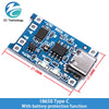 Smart Electronics 5V type-c Micro USB 1A 18650 Lithium Battery Charging Board With Protection Charger Module for Arduino Diy Kit