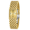 Women's Gold Rectangular Watch Stainless Steel Bracelet