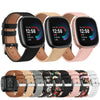 Fitbit Versa & Sense Leather Band - Premium Classic Design