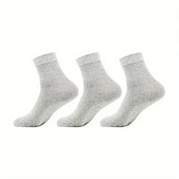 25% Silver Infused Grounding Socks Conductive Earthing Socks for Men Women Anti-Odor & Moisture Wicking Socks(3 Pairs)