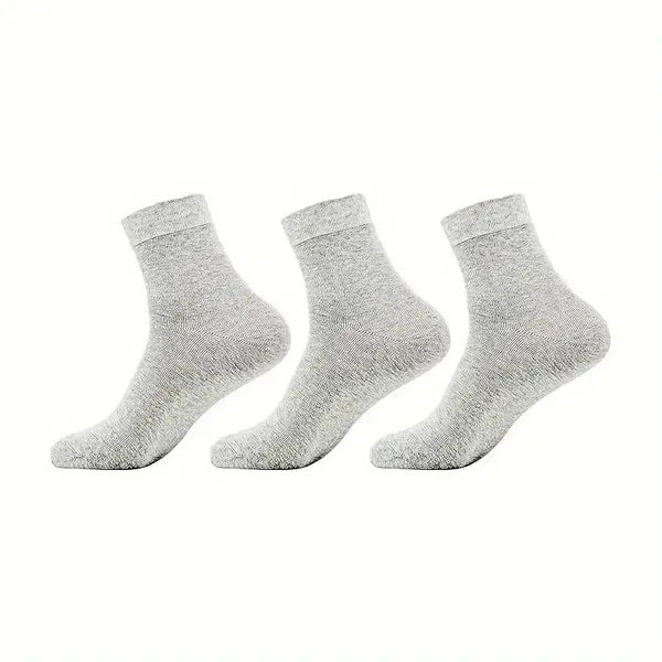 25% Silver Infused Grounding Socks Conductive Earthing Socks for Men Women Anti-Odor & Moisture Wicking Socks(3 Pairs)