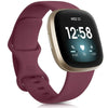 Fitbit Versa & Sense Silicone Bands - Lightweight Minimalist Design
