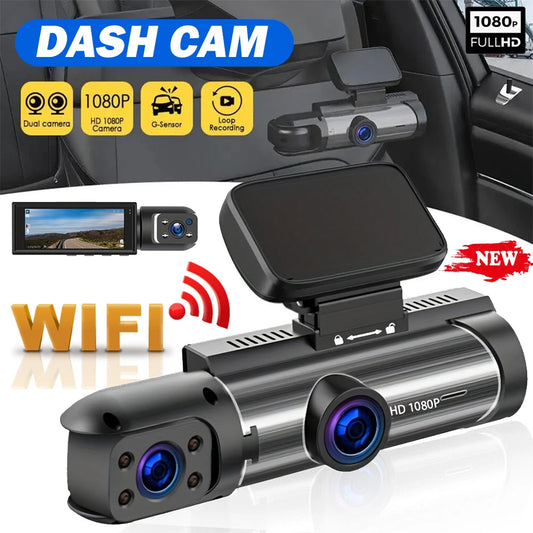 1080P Car Dvr WIFI Dash Cam for Cars Dual camera for Vehicle Recorder Video Rear View Camera Black Box car accsesories