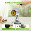 Manual Vegetable Slicer Kitchen Cutter Multi-functional Rotary Food Shredder Meat Grinder W/5 Different Blades&Turning Handle