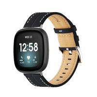 Fitbit Versa & Sense Leather Band - Premium Comfort