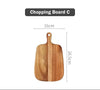 High Quality Kitchen Wooden Chopping Blocks Beech Cutting Board Pizza Bread Fruit Sushi Tray Hangable Screative Kitchen Tool