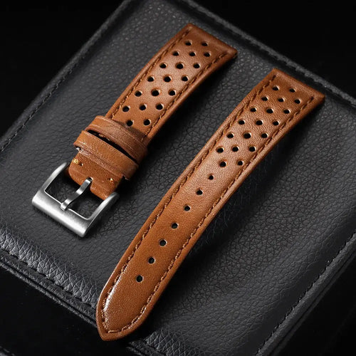 Amazfit Leather Band for Smartwatch - Vintage Calfskin Breathable Strap