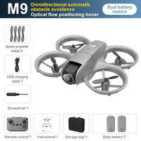 Remote-controlled drone, high-definition dual camera, intelligent positioning, 2.4-inch display screen, multiple operations