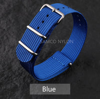 COROS Nylon Ribbed Watch Band For Smartwatch - Military Washable Strap