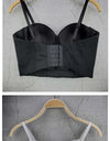 Crystal Beaded Bustier Corset Crop Top Nightclub Party Bralette