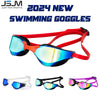 JSJM Adult Professional Anti-Fog HD Swim Goggles UV Protection Swimming Goggles Men Women Adjustable Silicone Swimming Glasses