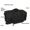 124L Large Capacity Tactical Duffel Bag Rolling Luggage for Heavy-Duty Camping Hiking Luggage Travel Suitcase