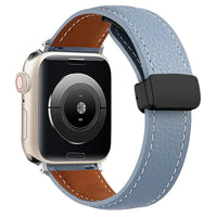 Apple Watch Leather Band - Premium Stylish Strap with Buckle