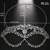 Exaggerated Rhinestone Masquerade Jewelry Face Mask