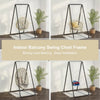 A-Frame Heavy-Duty Anti-Deformation Hammock Chair Stand | Metal Support Rack for Strong Load Bearing | Outdoor Swing Seat