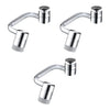 1080° Rotatable Extension Faucet Sprayer Head Universal Faucet-Extender 2 Modes Stainless Steel Bathroom Tap Extend Adapter