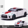 1/32 Nissan Skyline GTR R35 Nismo GT3 Racing Toy Car Model For Children RMZ CiTY Diecast Alloy Miniature Sound Light Collection