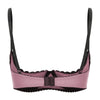 Lace Underwire Half-Cup Balconette Bra