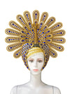 Brazil Rio Spanish Cuba Santiago Havana Venice Dionysia carnival Float Mask dress masque ball costume samba Golden Crown
