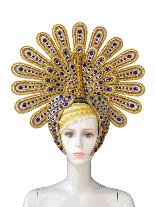 Brazil Rio Spanish Cuba Santiago Havana Venice Dionysia carnival Float Mask dress masque ball costume samba Golden Crown