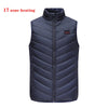 17/13/9 Areas Usb Heated Jacket Men Women Electric Heated Vest Heating Vest Heated Bodywarmer Usb Inner Heat Vest Veste