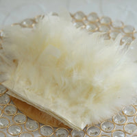 Multicolor Turkey Feather Trim Fringe Fluffy Ribbon