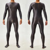 Candy Color Oil Glossy Full-Body Shaping Bodysuit Satin Smooth Leotard