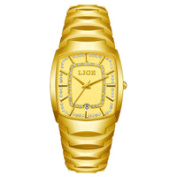 Women's White Ceramic Crystal Bracelet Watch Quartz Gift
