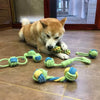 Pet Dog Toys for Large Small Dogs Toy Interactive Cotton Rope Mini Dog Toys Ball for Dogs Accessories Toothbrush Chew Puppy Toy