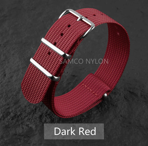 COROS Nylon Ribbed Watch Band For Smartwatch - Military Washable Strap