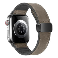 Apple Watch Genuine Leather Band - Stylish Magnetic Strap