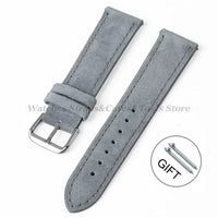 COROS Suede Leather Watch Band for COROS Smartwatch Unisex Comfort Strap