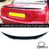 For BMW E93 335i M3 Car Rear Trunk Spoiler Lip Carbon Fiber Look Rear Wing Spoiler 2007-2013 Gloss Black Spoiler Kit Accessories