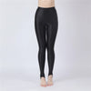 Thin Sheer Oil Glossy High-Stretch Pencil Pants Candy Color Yoga Leggings