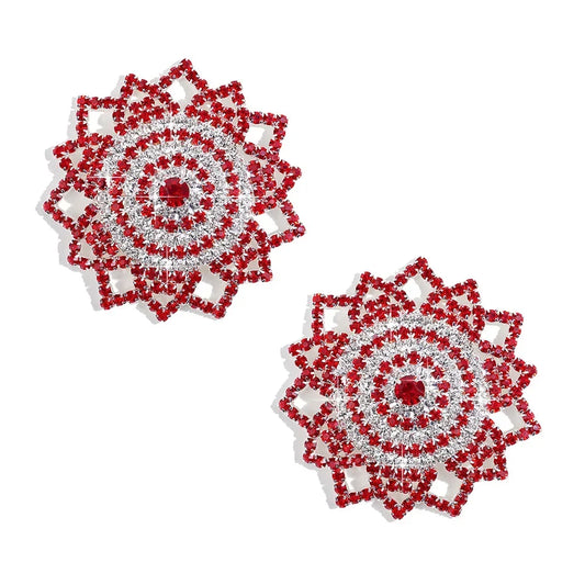 Sparkling Rhinestone Reusable Nipple Pasties Set