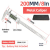 Metal Caliper Digital Pachometer Professional Vernier Caliber Measuring Tools Woodworking Thickness Gauge Depth Electronic Ruler